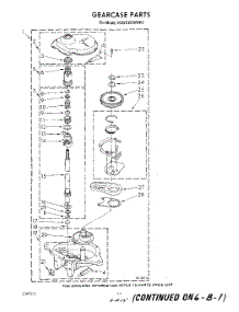 10 - Gearcase parts for Kitchenaid Washer KAWE450VWH0 from AppliancePartsPros.com
