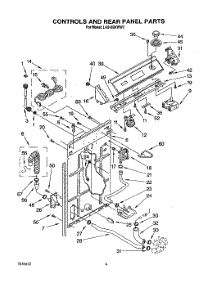 03 - Controls And Rear Panel parts for Whirlpool Washer LA9480XWG2 from AppliancePartsPros.com