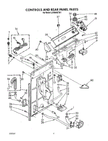 03 - Controls And Rear Panel parts for Whirlpool Washer LA7088XTM1 from AppliancePartsPros.com