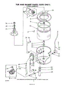 06 - Tub And Basket (Suds Only) parts for Whirlpool Washer LA5805XPW1 from AppliancePartsPros.com