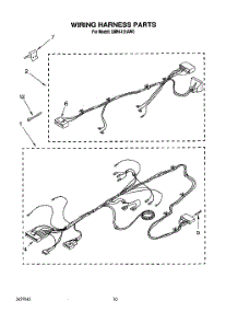 08 - Wiring Harness parts for Whirlpool Washer LMR4131AW0 from AppliancePartsPros.com