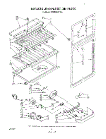 03 - Breaker And Partition parts for Kitchenaid Refrigerator KTRF20KVTO00 from AppliancePartsPros.com