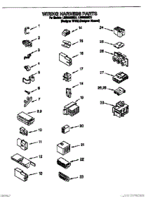 06 - Wiring Harness parts for Whirlpool Washer LBR5232EZ1 from AppliancePartsPros.com