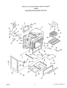 04 - Body parts for Whirlpool Range F5807W0 from AppliancePartsPros.com