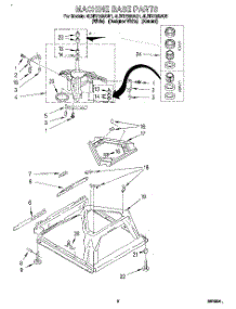 06 - Machine Base parts for Whirlpool Washer 4LBR7255AQ1 from AppliancePartsPros.com