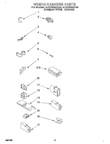 07 - Wiring Harness parts for Whirlpool Washer 4LSC9255AQ0 from AppliancePartsPros.com