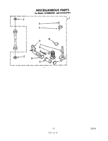 09 - Miscellaneous, Literature And Optional parts for Whirlpool Washer LA7000XPW1 from AppliancePartsPros.com