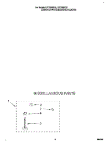 03 - Miscellaneous parts for Whirlpool Washer LST7233DZ1 from AppliancePartsPros.com