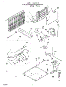 04 - Unit parts for Whirlpool Refrigerator RT20DKXFN01 from AppliancePartsPros.com