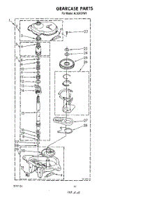 10 - Gearcase parts for Whirlpool Washer AL6245VL0 from AppliancePartsPros.com