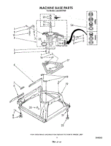 07 - Machine Base parts for Whirlpool Washer LA6040XTW0 from AppliancePartsPros.com
