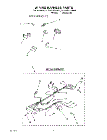 07 - Wiring Harness parts for Whirlpool Washer 3LBR5132AN0 from AppliancePartsPros.com
