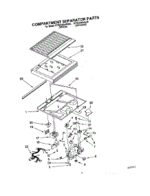 03 - Compartment Separator parts for Kitchenaid Refrigerator KTRD18KAAL20 from AppliancePartsPros.com