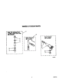 06 - Water System parts for Whirlpool Washer 3LA5581XYW0 from AppliancePartsPros.com