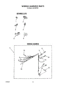 09 - Wiring Harness parts for Whirlpool Washer LA9100XTW1 from AppliancePartsPros.com