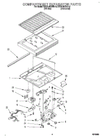 03 - Compartment Separator parts for Kitchenaid Refrigerator KTRD18KAWH10 from AppliancePartsPros.com