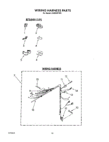 08 - Wiring Harness parts for Whirlpool Washer LA9300XTM0 from AppliancePartsPros.com