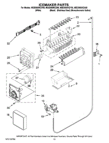 12 - Icemaker Parts, Optional Parts (Not Included) parts for Maytag Refrigerator MSD2669KEW00 from AppliancePartsPros.com