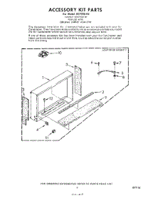 06 - Accessory Kit Parts parts for Whirlpool Air Conditioner ACFE0940 from AppliancePartsPros.com