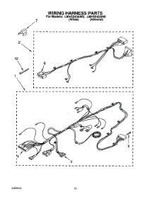 07 - Wiring Harness parts for Whirlpool Washer LMV5243AW0 from AppliancePartsPros.com