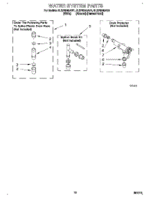 10 - Water System parts for Whirlpool Washer 8LSP8245AN1 from AppliancePartsPros.com