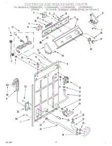 02 - Controls And Rear Panel parts for Whirlpool Washer LLT8244AQ0 from AppliancePartsPros.com