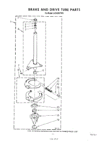 09 - Brake And Drive Tube parts for Whirlpool Washer LA5430XTM0 from AppliancePartsPros.com