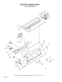 04 - Control Panel parts for Kitchenaid Washer KAWE755VAL0 from AppliancePartsPros.com
