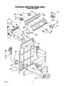 03 - Controls And Rear Panel parts for Whirlpool Washer LBV5133AN0 from AppliancePartsPros.com