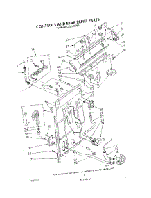 03 - Controls And Rear Panel parts for Whirlpool Washer LA5510XTN0 from AppliancePartsPros.com