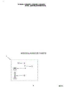 04 - Miscellaneous parts for Whirlpool Washer LLN8233BN1 from AppliancePartsPros.com
