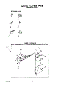09 - Wiring Harness parts for Whirlpool Washer LA5381XXG1 from AppliancePartsPros.com