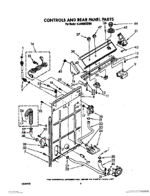 03 - Controls And Rear Panel parts for Whirlpool Washer 4LA6300XXG0 from AppliancePartsPros.com