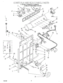 02 - Controls And Rear Panel parts for Whirlpool Washer LSR8244EZ0 from AppliancePartsPros.com