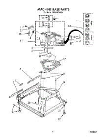 07 - Machine Base parts for Whirlpool Washer LA9480XWW0 from AppliancePartsPros.com