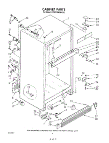 03 - Cabinet parts for Kitchenaid Refrigerator KTRF18MSPLY0 from AppliancePartsPros.com