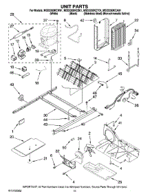 09 - Unit Parts parts for Maytag Refrigerator MSD2269KEB01 from AppliancePartsPros.com