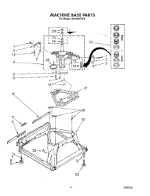 07 - Machine Base parts for Whirlpool Washer LA9100XTG0 from AppliancePartsPros.com