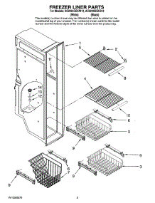 04 - Freezer Liner Parts parts for Maytag Refrigerator AC2224GEKB12 from AppliancePartsPros.com