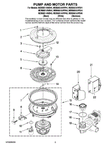 08 - Pump And Motor Parts parts for Maytag Dishwasher MDB8851AWS44 from AppliancePartsPros.com