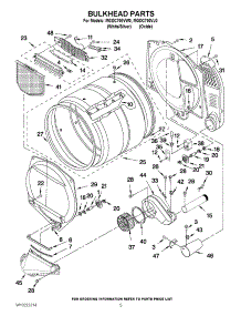 03 - Bulkhead Parts parts for Maytag Dryer MGDC700VW0 from AppliancePartsPros.com