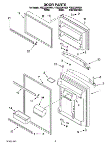 02 - Door Parts parts for Maytag Refrigerator ATB2232MRB01 from AppliancePartsPros.com