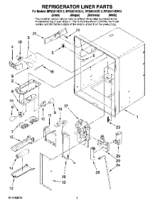02 - Refrigerator Liner Parts parts for Maytag Refrigerator MFI2067AEB12 from AppliancePartsPros.com