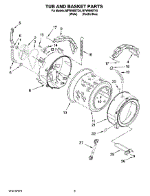 05 - Tub And Basket Parts parts for Maytag Washer MFW9800TQ0 from AppliancePartsPros.com