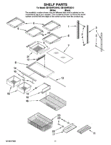 06 - Shelf Parts parts for Maytag Refrigerator GB1924PEKB12 from AppliancePartsPros.com