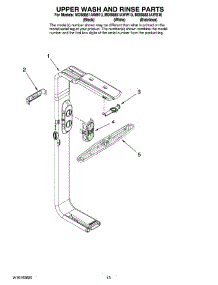 10 - Upper Wash And Rinse Parts, Optional Parts (Not Included) parts for Maytag Dishwasher MDB8851AWS10 from AppliancePartsPros.com