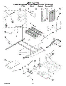 09 - Unit Parts parts for Maytag Refrigerator MSD2242VES00 from AppliancePartsPros.com