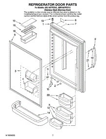 04 - Refrigerator Door Parts parts for Maytag Refrigerator ABL1927FES12 from AppliancePartsPros.com
