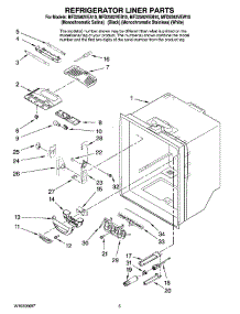 03 - Refrigerator Liner Parts parts for Maytag Refrigerator MFD2562VEA10 from AppliancePartsPros.com
