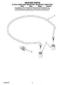 05 - Heater Parts parts for Maytag Dishwasher MDB7601AWB41 from AppliancePartsPros.com